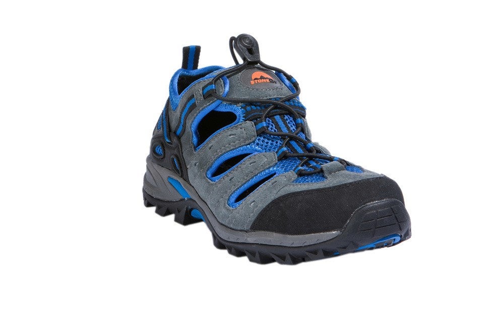 Secondary image STONEKIT S1 Safety sandals Milano grey/blue