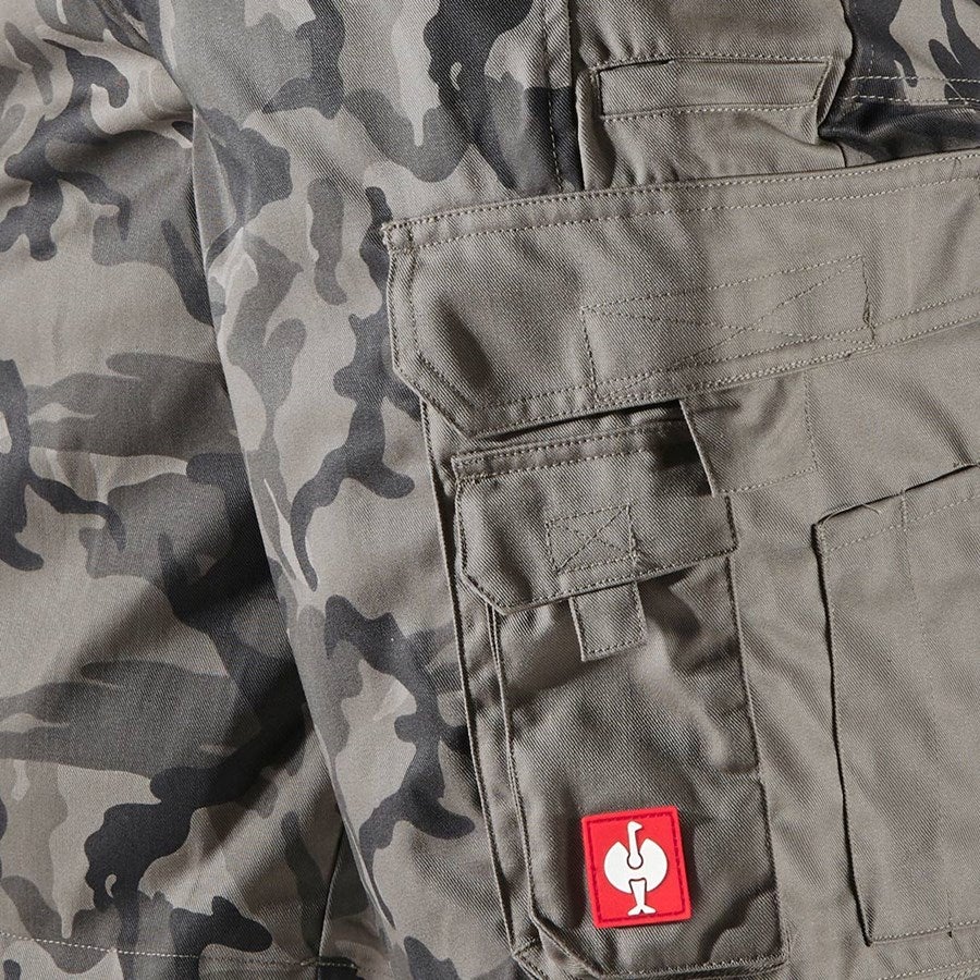 Detailed image Shorts e.s.camouflage camouflage stonegrey