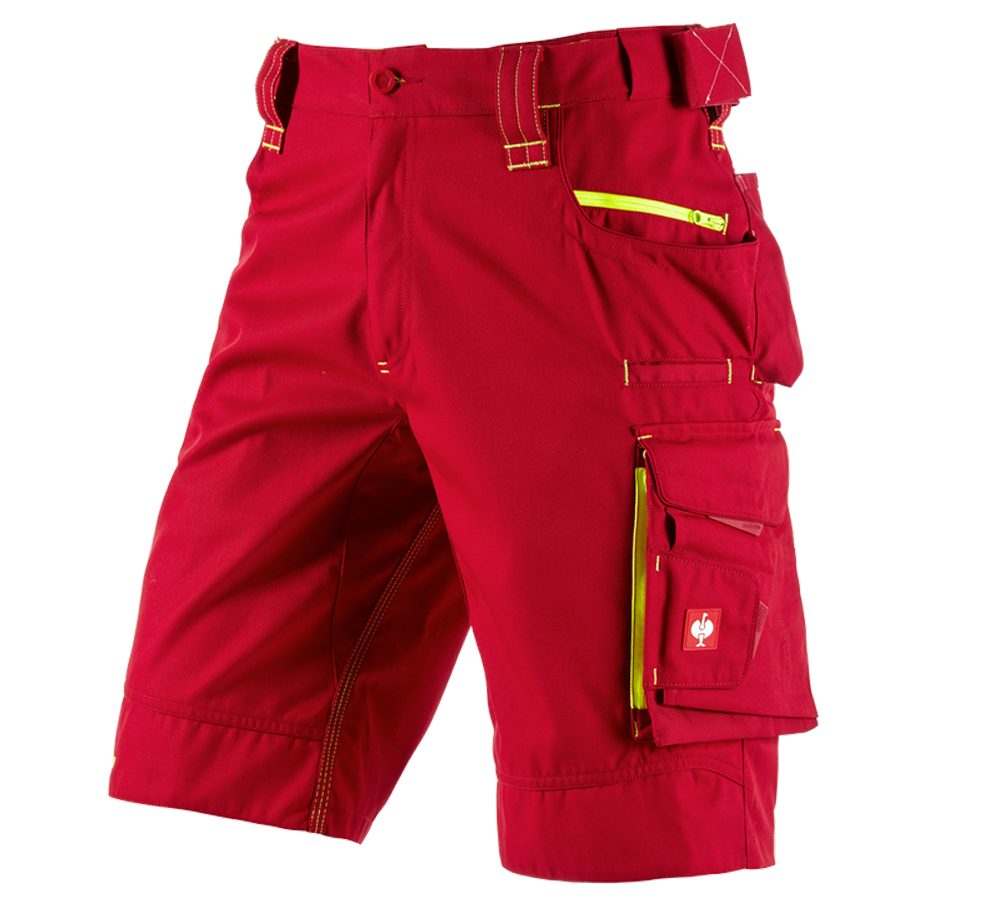 Primary image Shorts e.s.motion 2020 fiery red/high-vis yellow