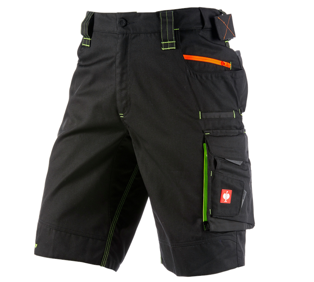 Primary image Shorts e.s.motion 2020 black/high-vis yellow/high-vis orange