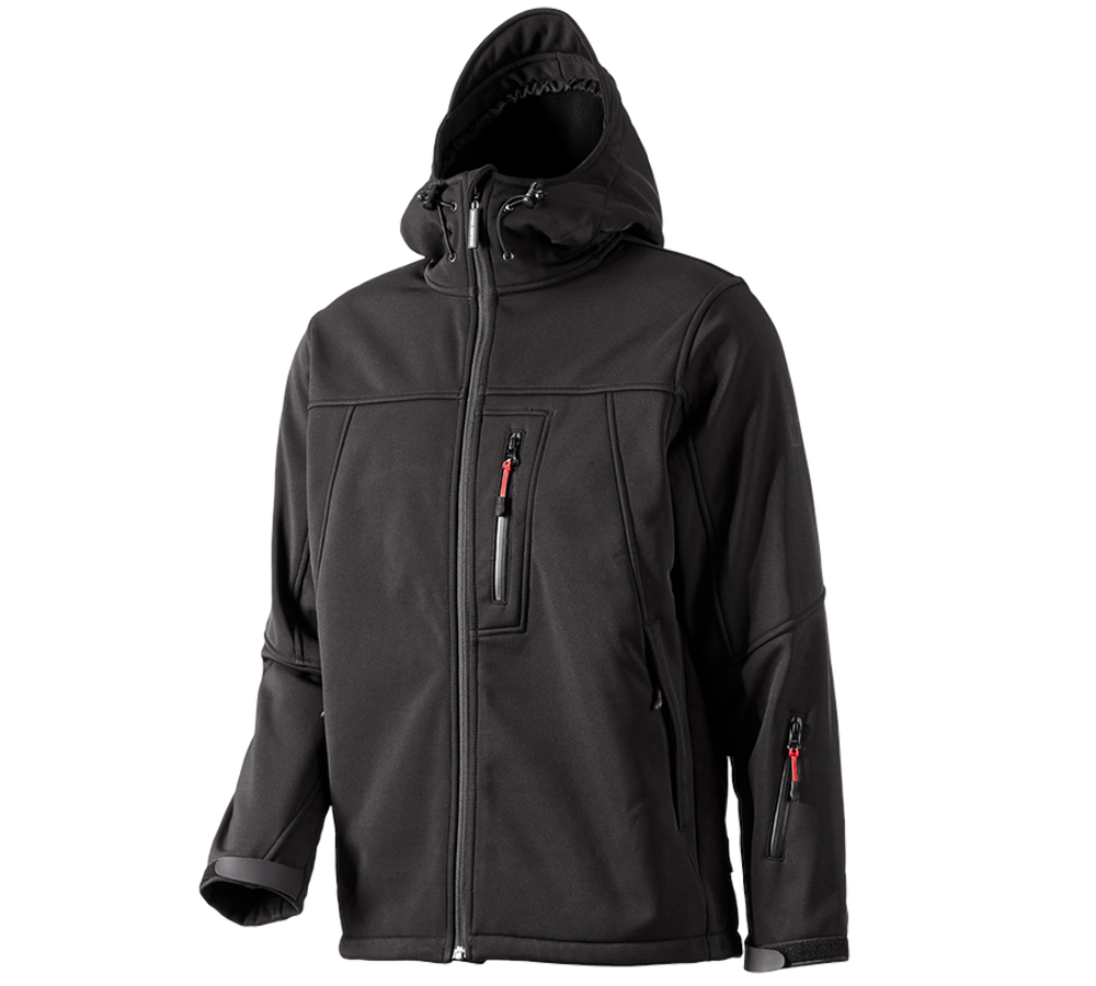 Primary image Softshell hooded jacket Aspen black