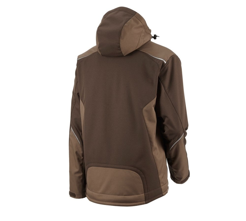 Secondary image Softshell jacket e.s.motion chestnut/hazelnut