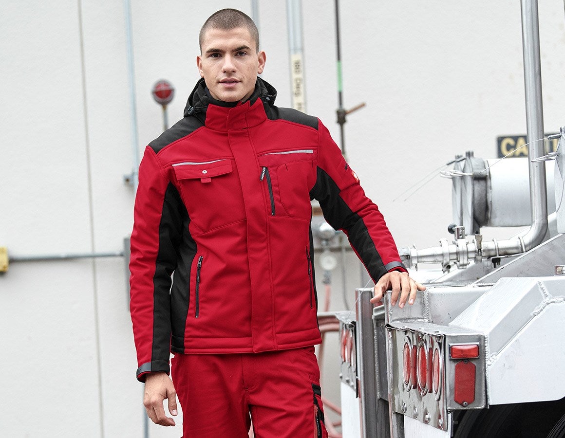 Main action image Softshell jacket e.s.motion red/black