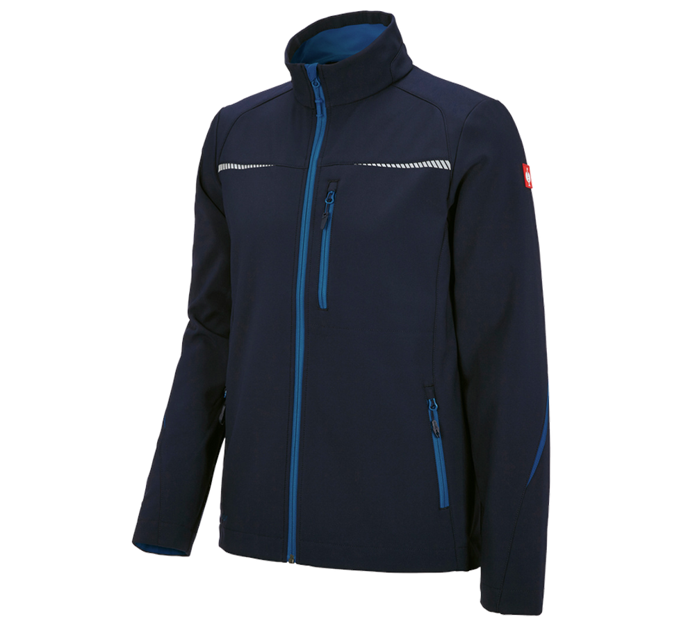 Primary image Softshell jacket e.s.motion 2020 navy/atoll