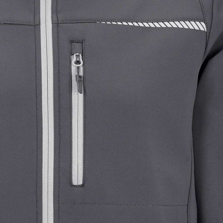 Detailed image Softshell jacket e.s.motion 2020 anthracite/platinum