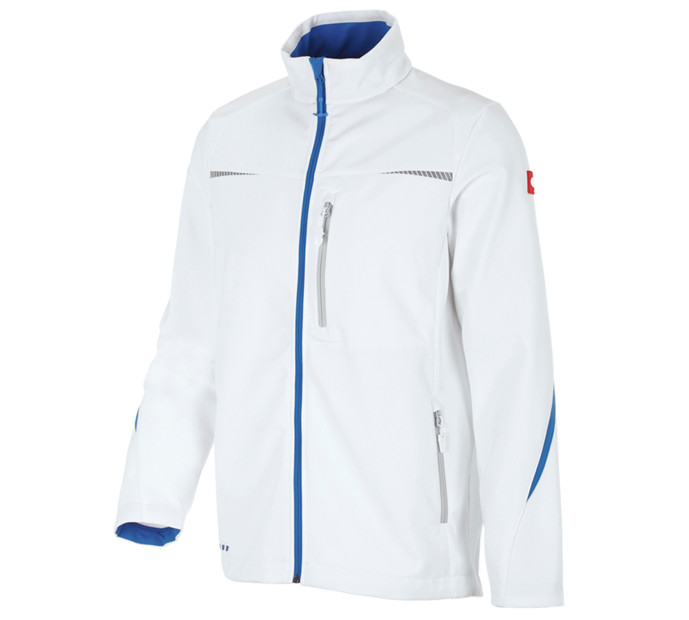 Primary image Softshell jacket e.s.motion 2020 white/gentianblue