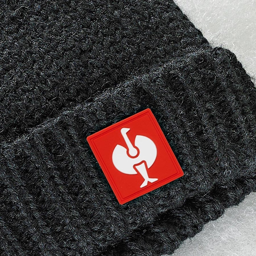 Detailed image Knitted cap e.s.roughtough black