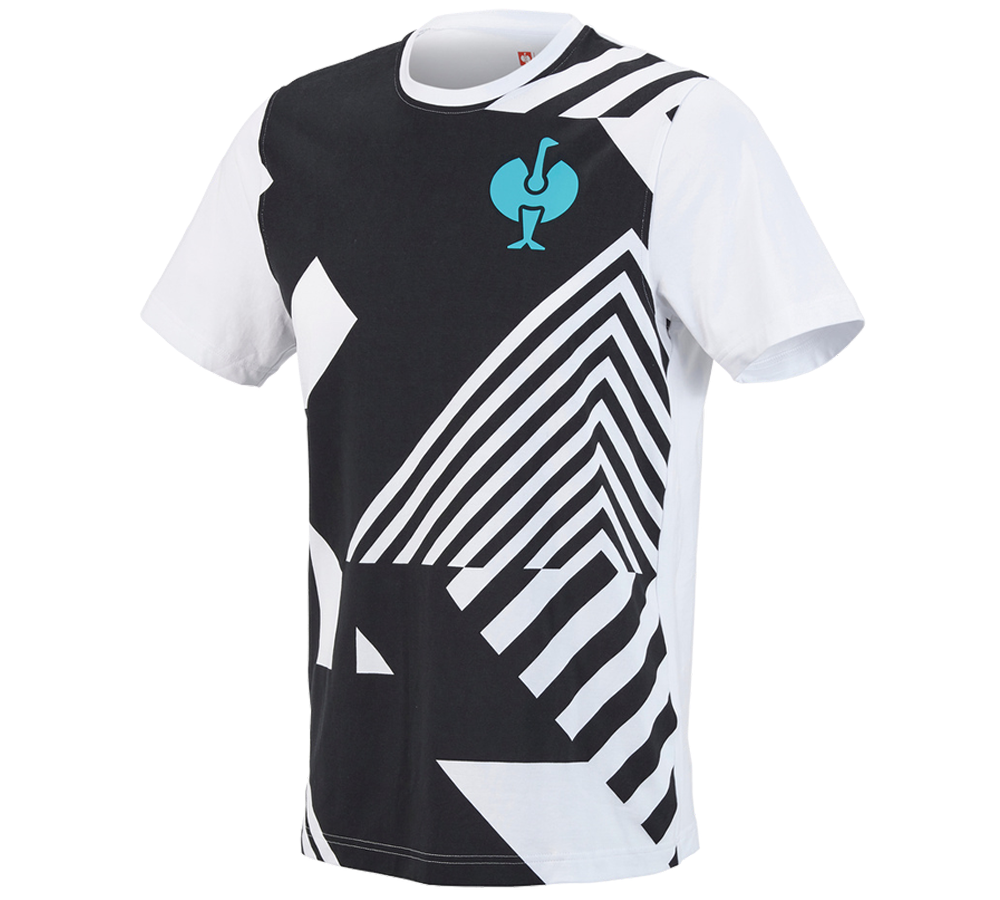 Primary image T-Shirt e.s.trail graphic black/white