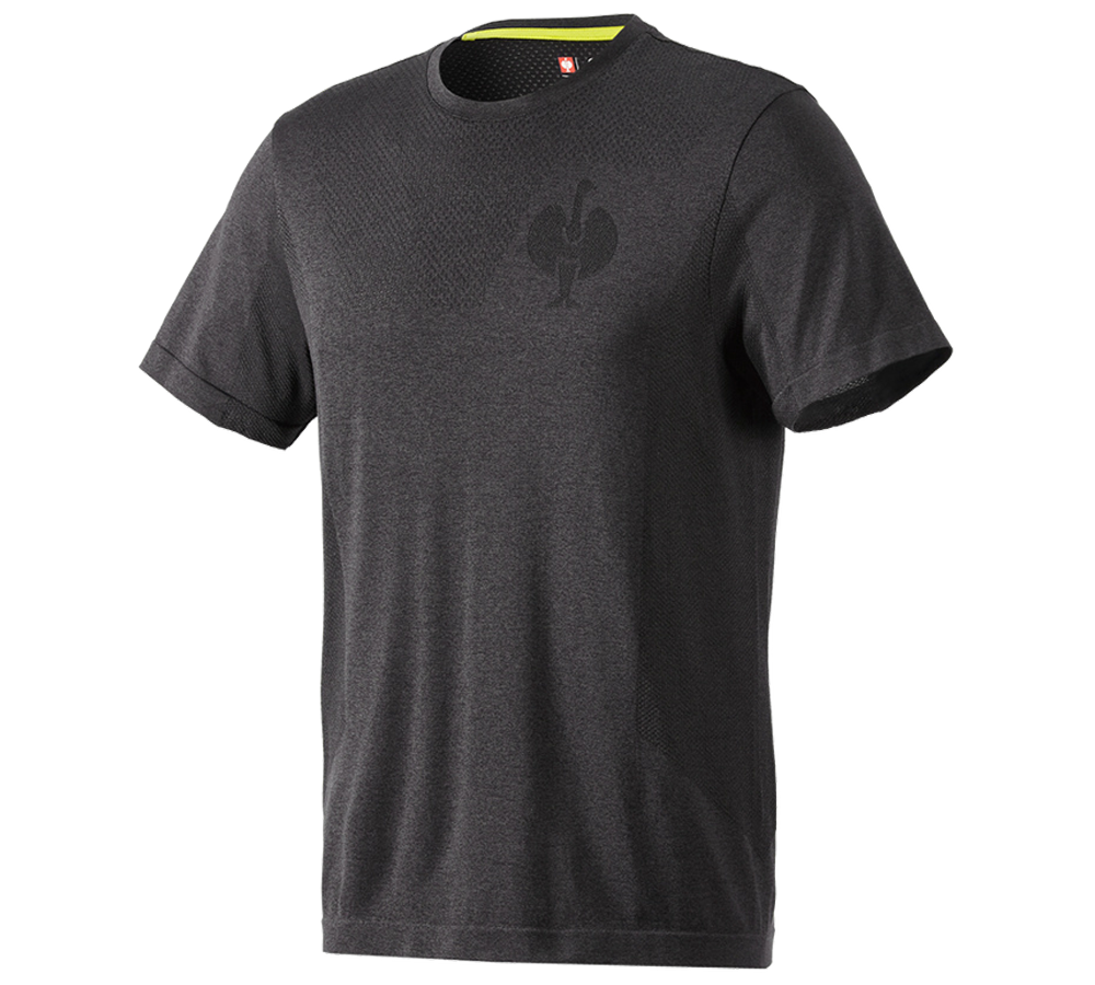 Primary image T-Shirt seamless e.s.trail black melange