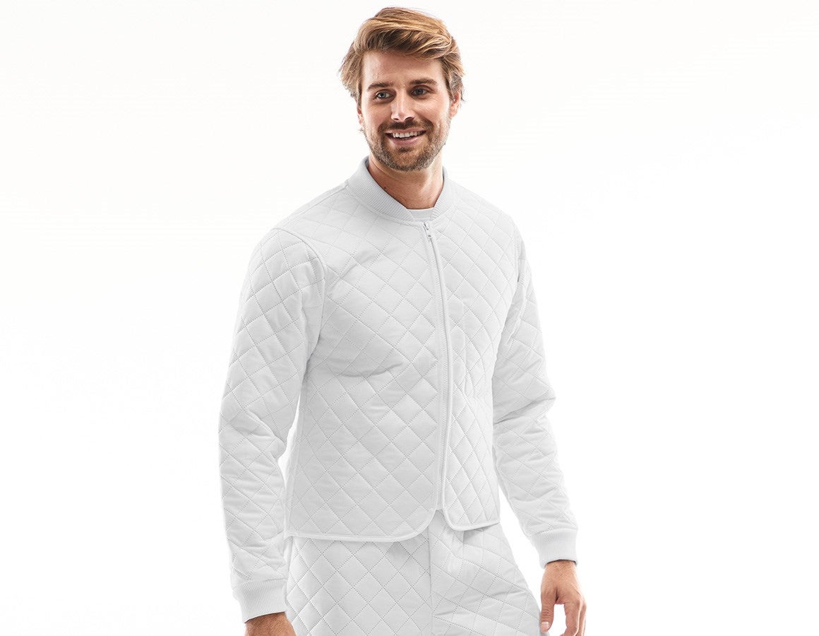 Main action image Thermal jacket Amsterdam white