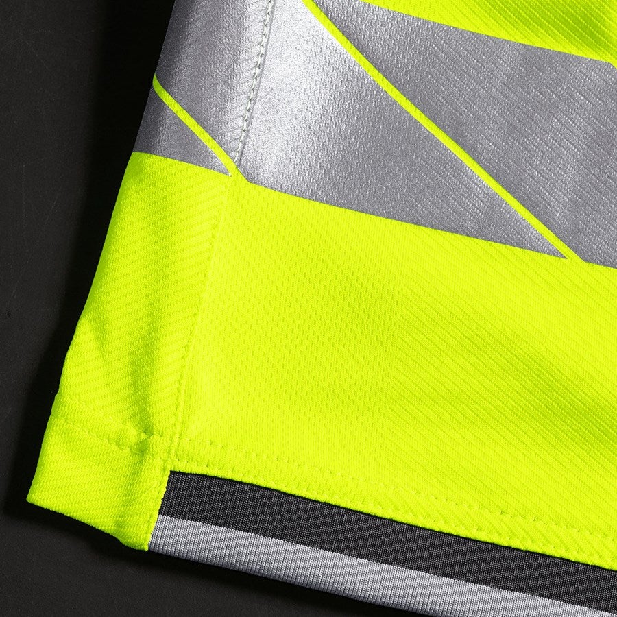 Detailed image High-vis functional t-shirt e.s.ambition high-vis yellow/anthracite