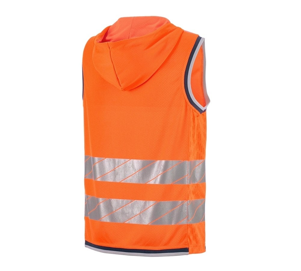 Secondary image High-vis functional bodywarmer e.s.ambition high-vis orange/navy