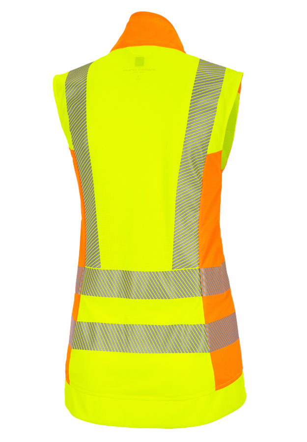 Secondary image High-vis funct.bodywarmer e.s.motion 2020, ladies' high-vis yellow/high-vis orange