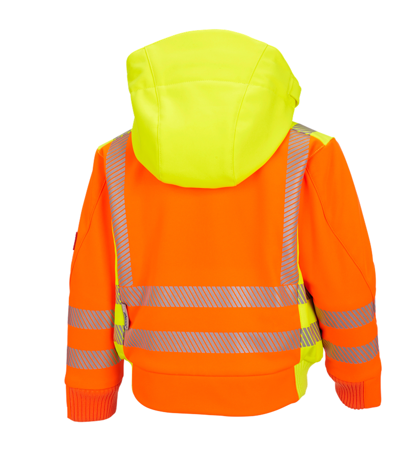 Secondary image High-vis winter softsh. jacket e.s.motion 2020,c high-vis orange/high-vis yellow
