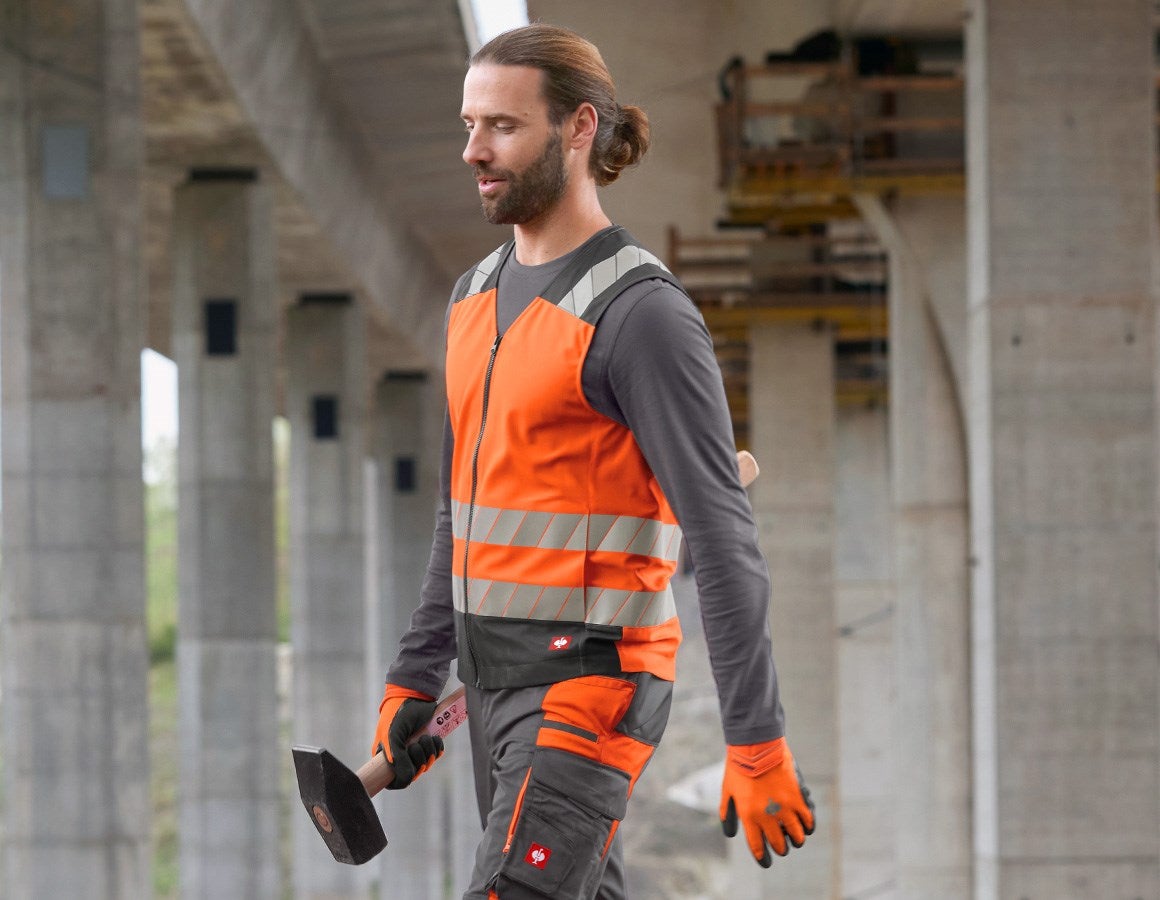 Additional image 2 High-vis bodywarmer e.s.motion 24/7 high-vis orange/anthracite