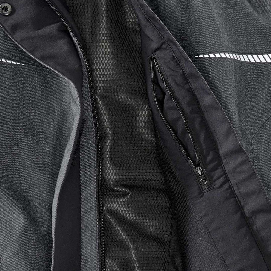 Detailed image Winter functional pilot jacket e.s.motion denim,la graphite