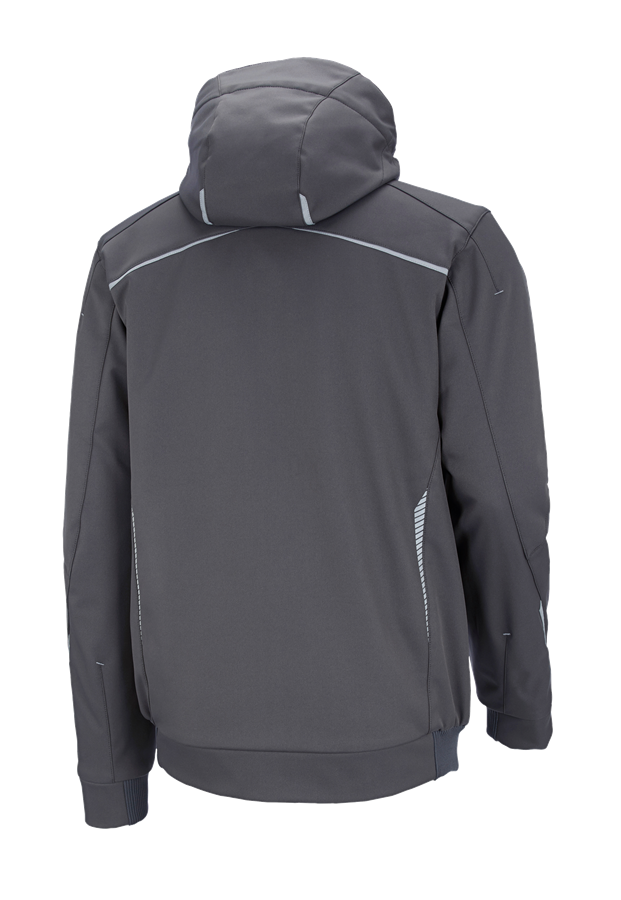 Secondary image Winter softshell jacket e.s.motion 2020, men's anthracite/platinum