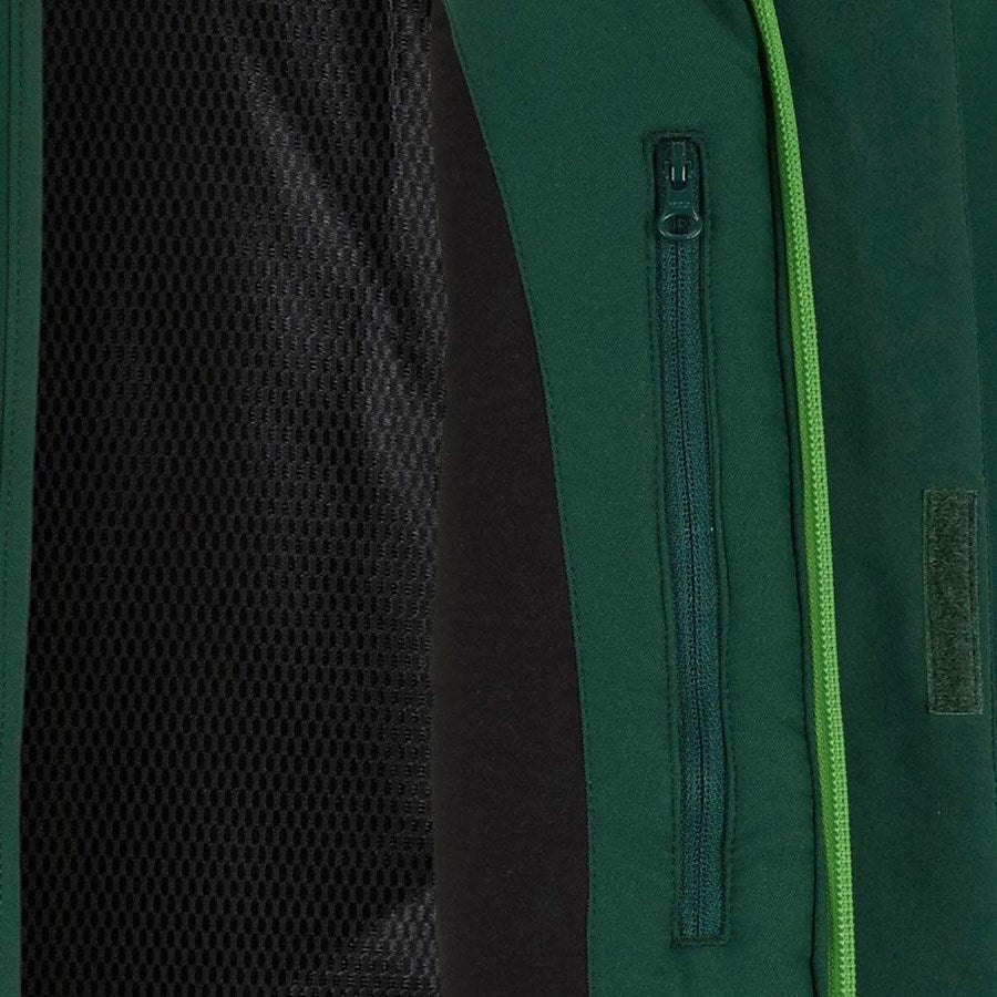 Detailed image Winter softshell jacket e.s.motion 2020, men's green/seagreen