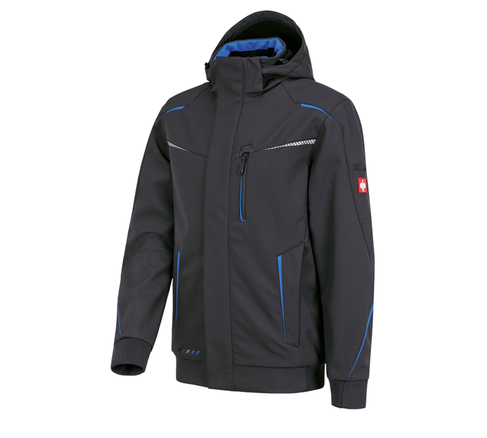 Primary image Winter softshell jacket e.s.motion 2020, men's graphite/gentianblue