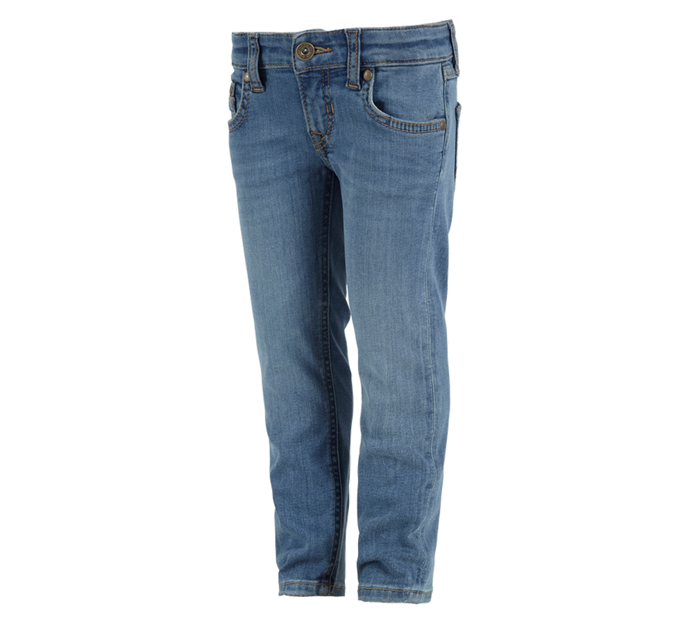 Primary image e.s. 5-pocket stretch jeans, children's stonewashed