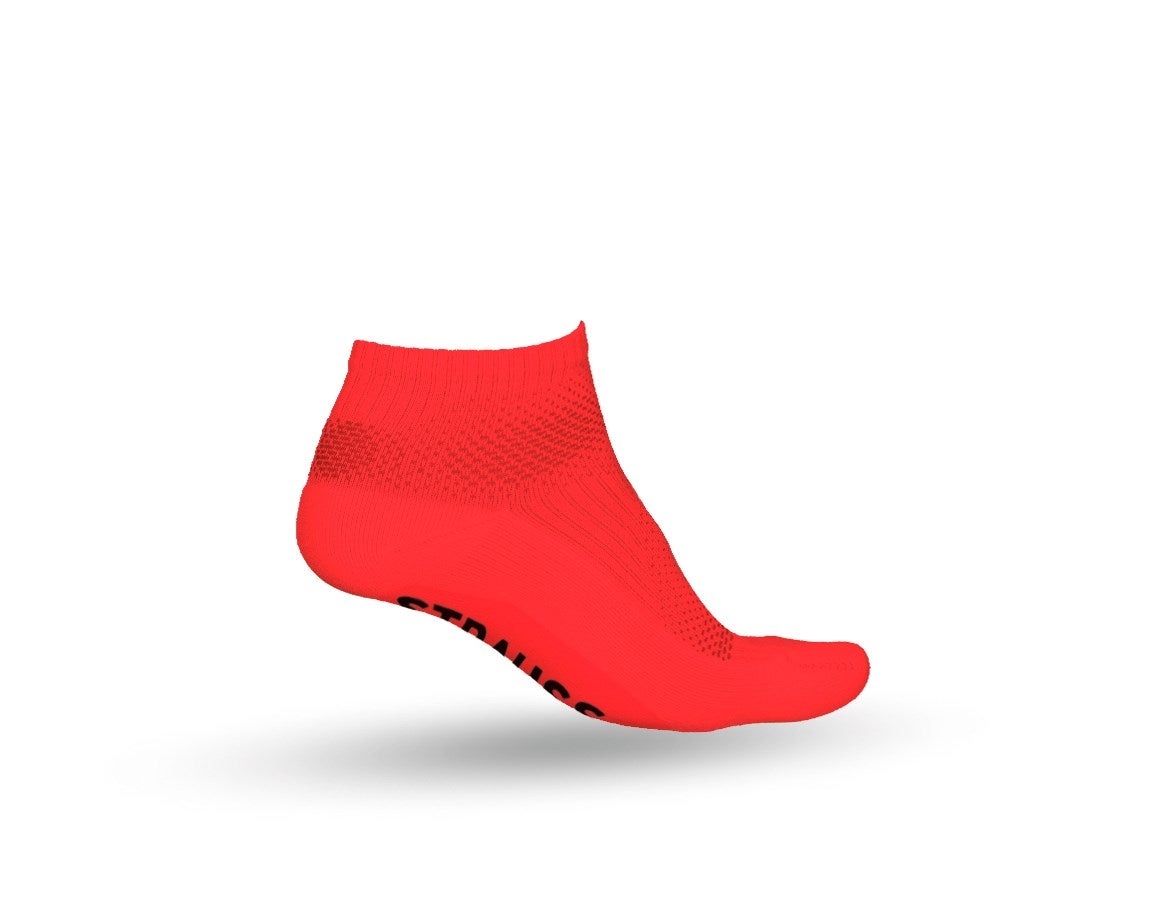 Primary image e.s. All-season socks function light/low high-vis red/black