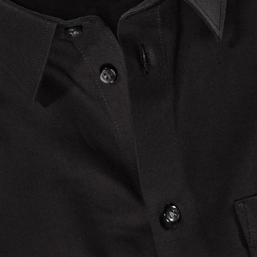 Additional image 1 e.s. Business shirt cotton stretch, comfort fit black