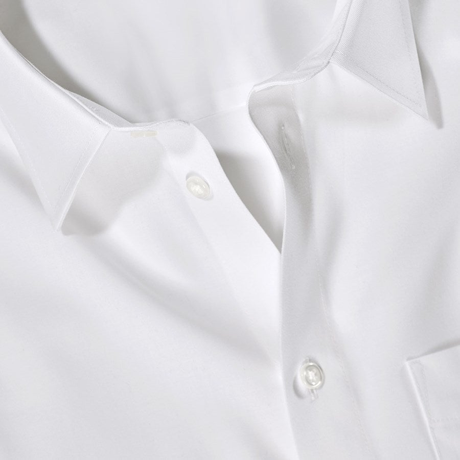 Additional image 1 e.s. Business shirt cotton stretch, comfort fit white