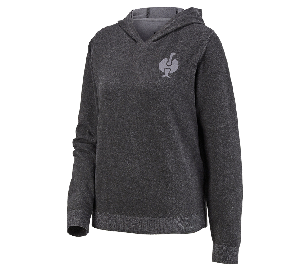 Primary image e.s. Homewear Hoody, ladies' black