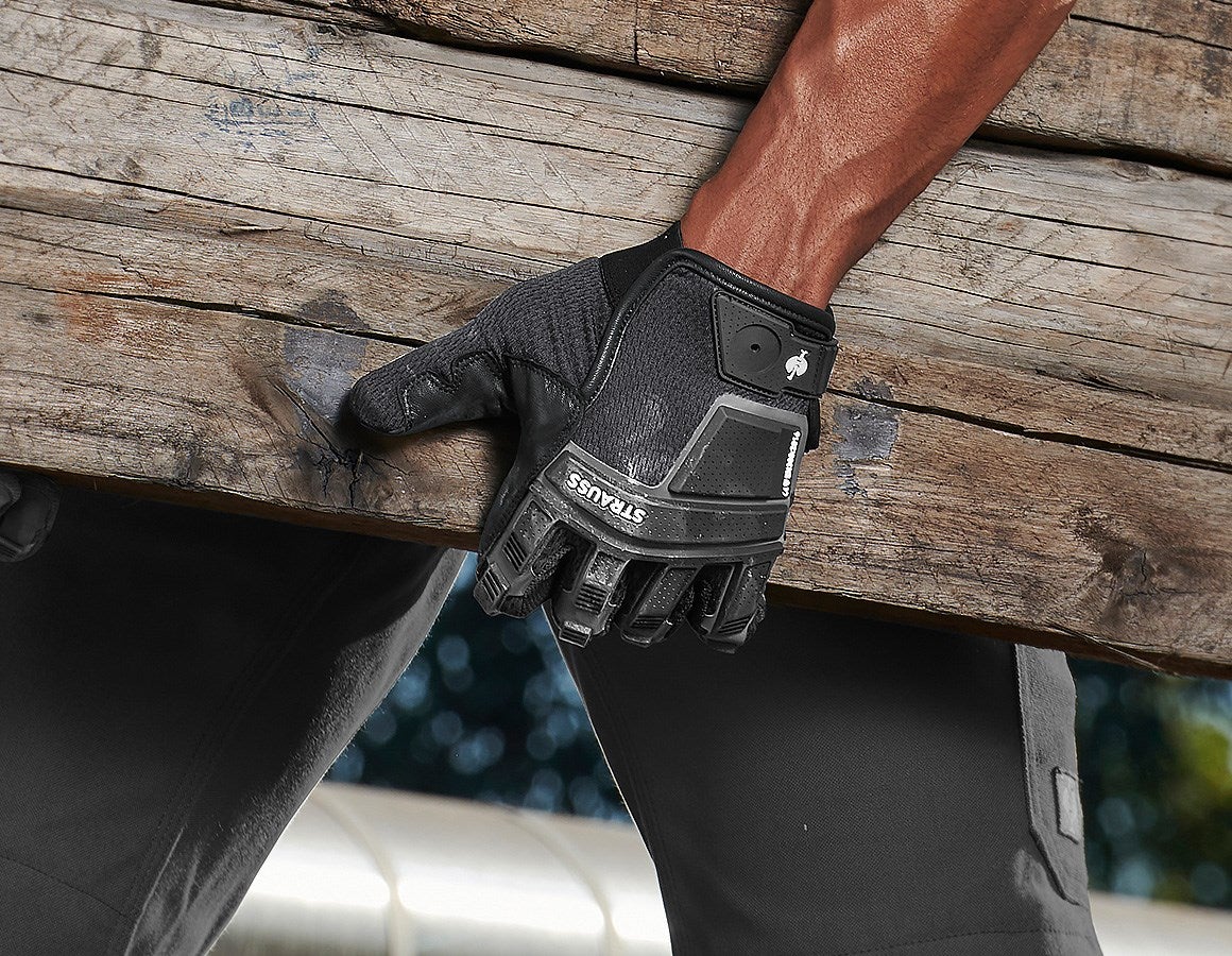 Main action image e.s. Assembly gloves Protect black