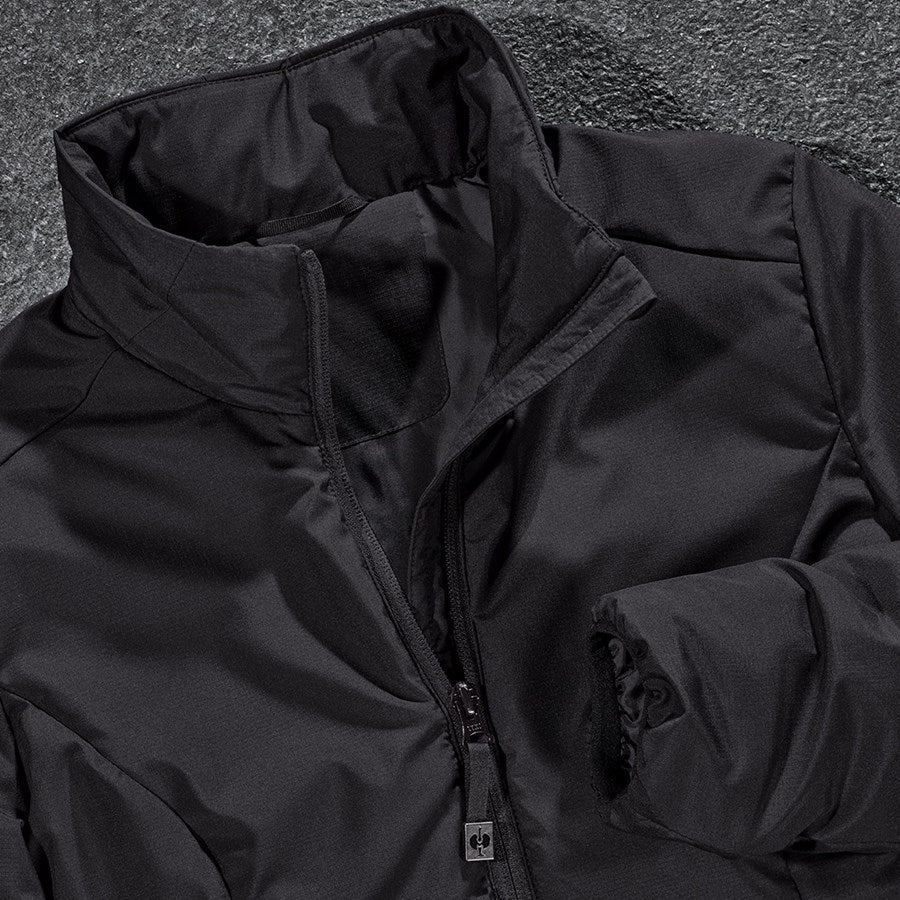 Detailed image e.s. Padded jacket CI, ladies' black
