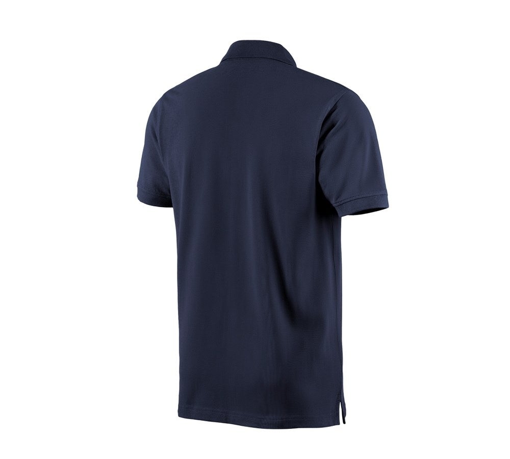 Secondary image e.s. Polo shirt cotton navy