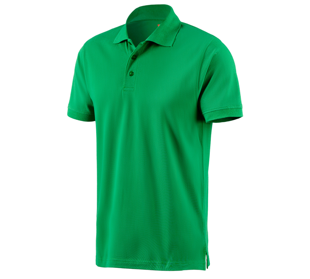 Primary image e.s. Polo shirt cotton grassgreen