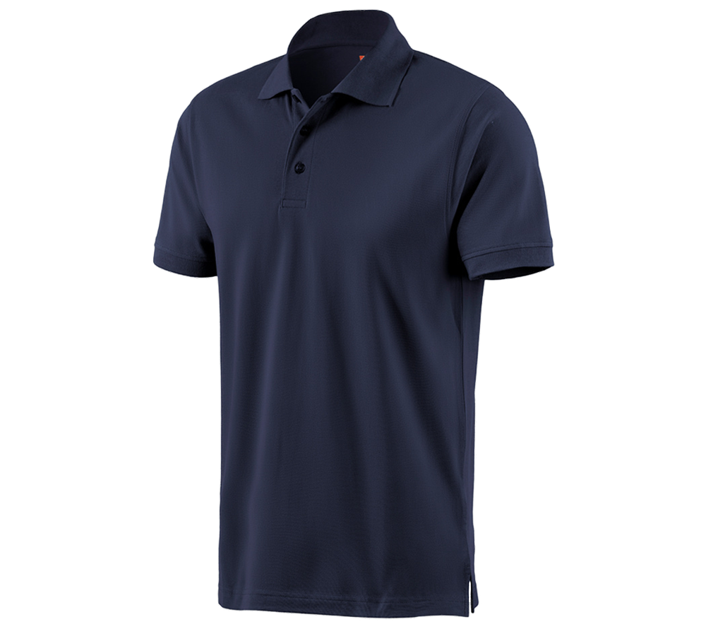 Primary image e.s. Polo shirt cotton navy