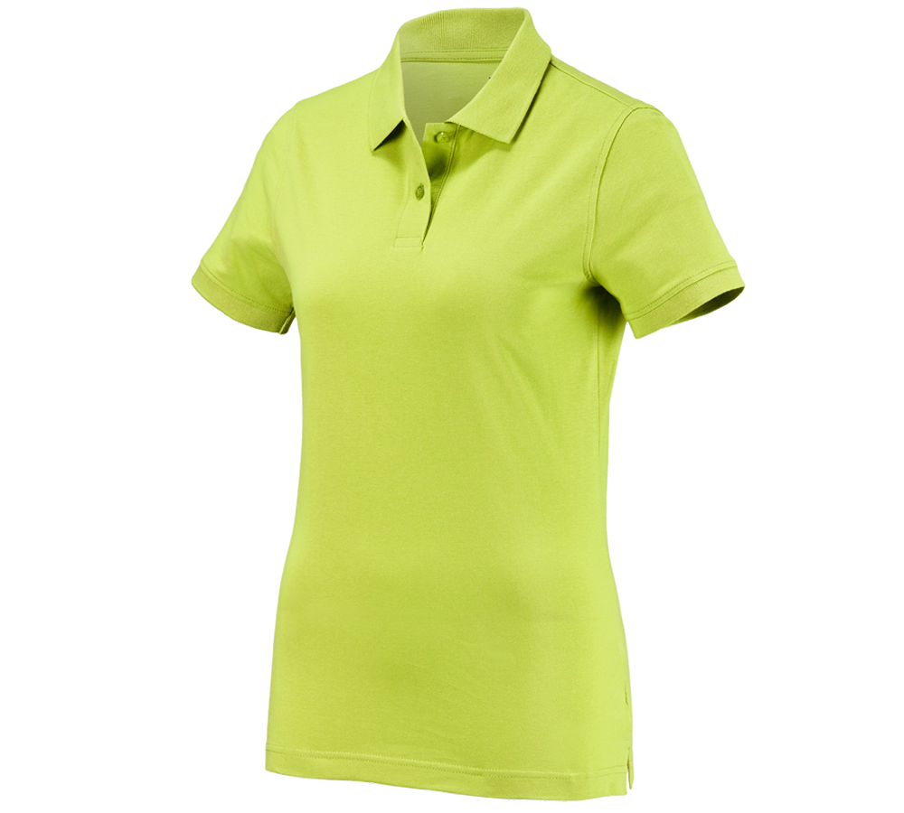 Primary image e.s. Polo shirt cotton, ladies' maygreen