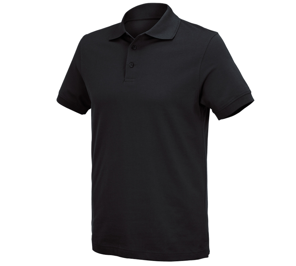 Primary image e.s. Polo shirt cotton Deluxe black