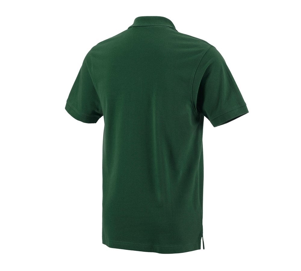 Secondary image e.s. Polo shirt cotton Pocket green