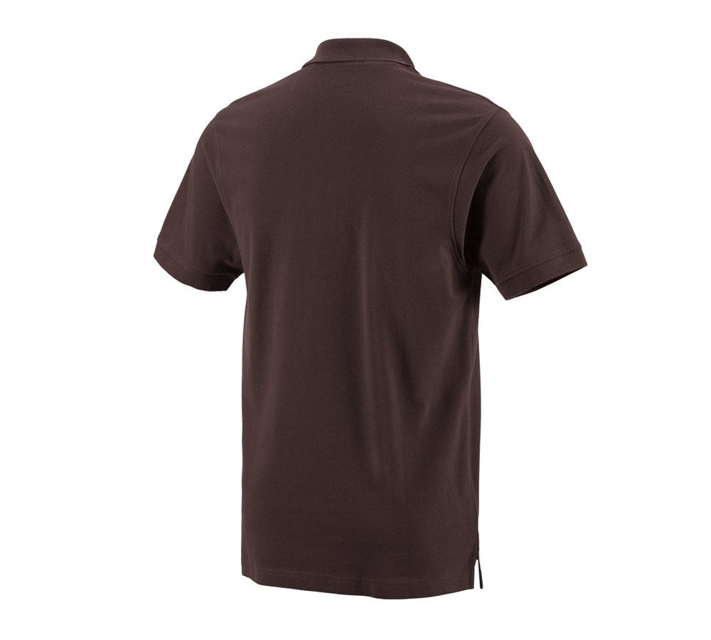 Secondary image e.s. Polo shirt cotton Pocket brown