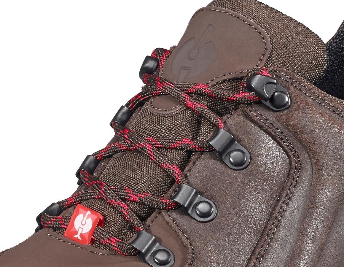 Detailed image e.s. S3 Safety shoes Siom-x12 low chestnut