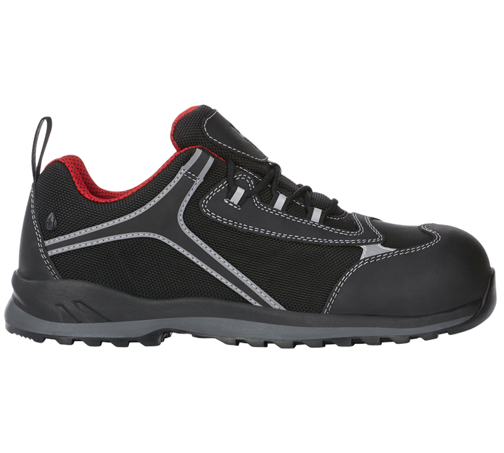 Primary image e.s. S3 Safety shoes Zahnia low black/red