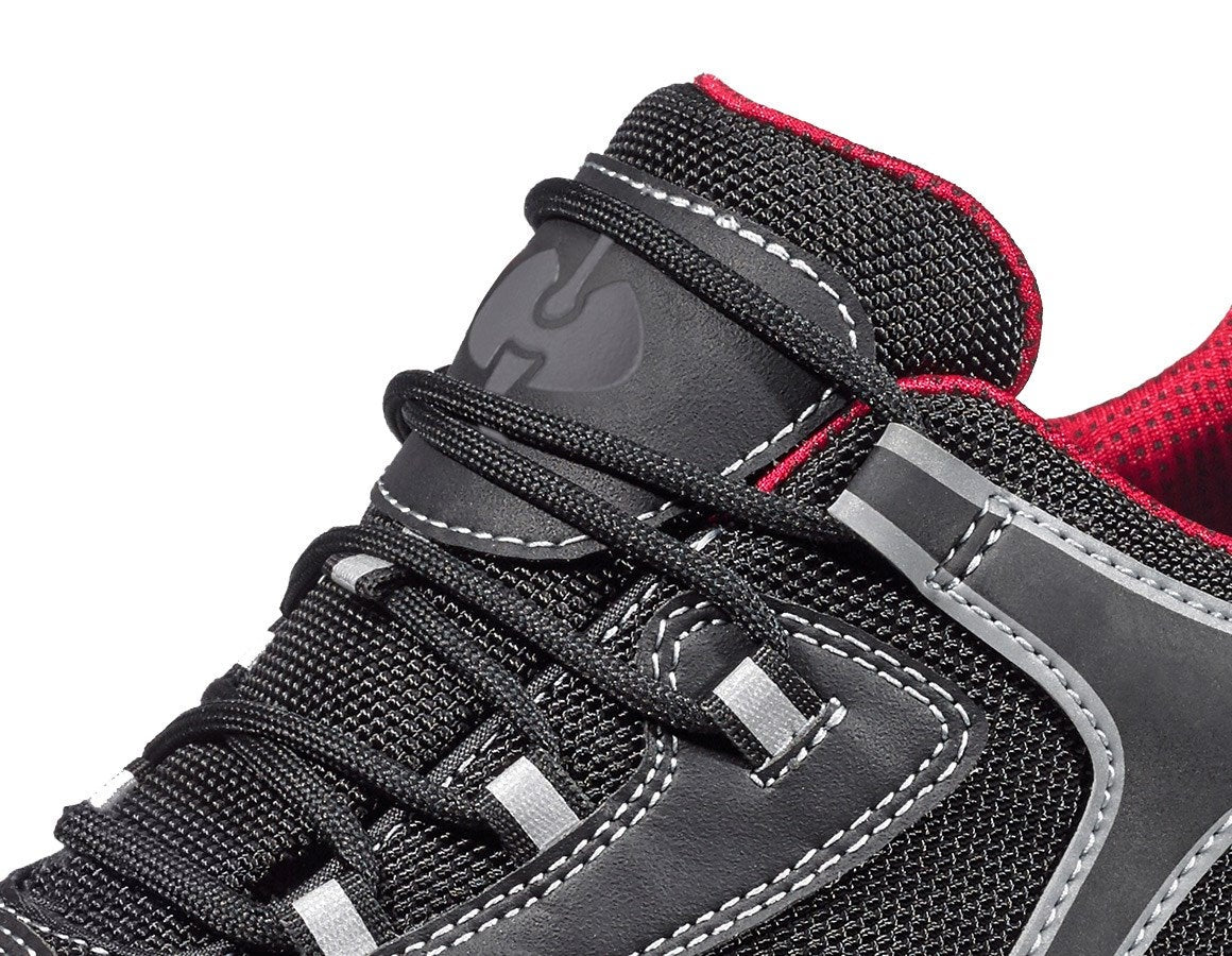 Detailed image e.s. S3 Safety shoes Zahnia low black/red