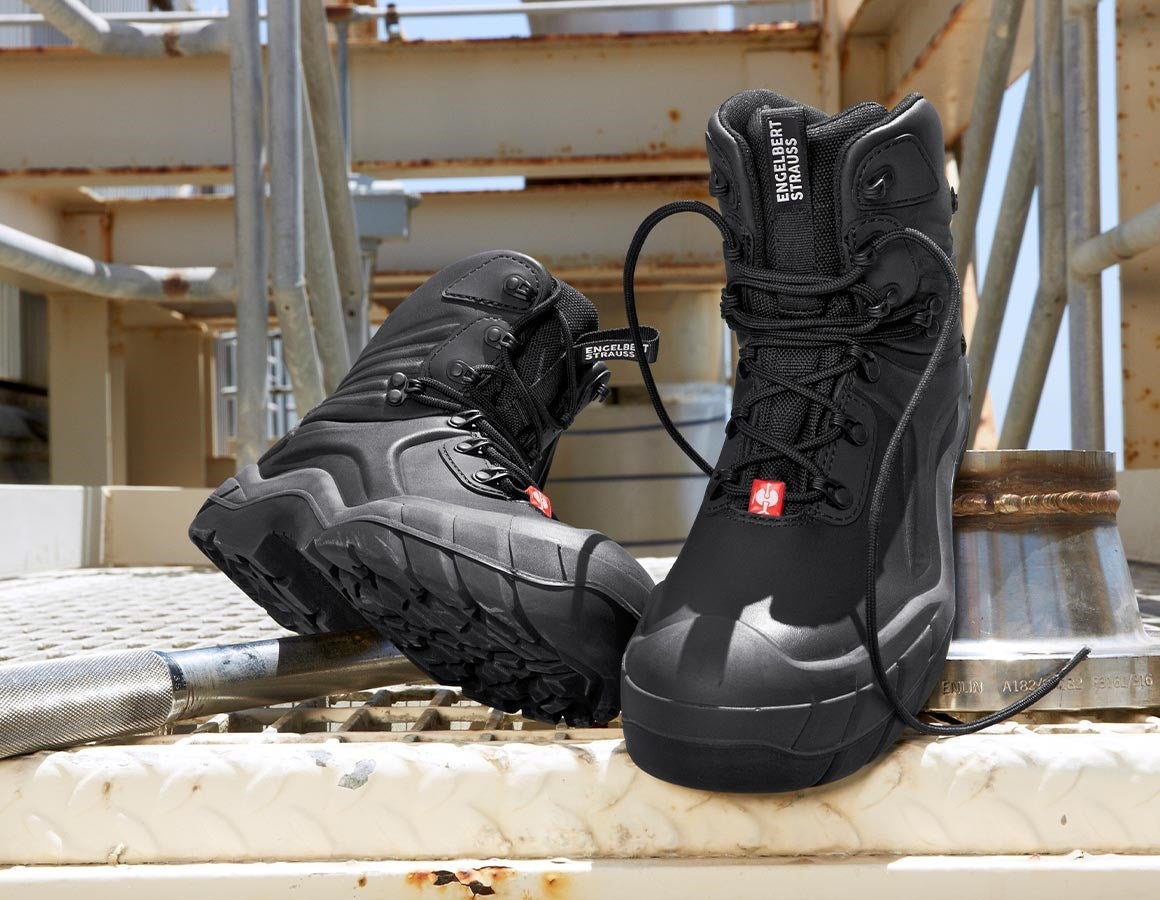 Main action image e.s. S3 Safety boots Apodis mid black