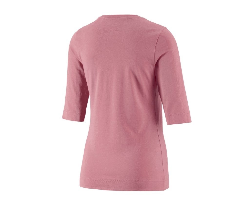 Secondary image e.s. Shirt 3/4 sleeve cotton stretch, ladies' antiquepink