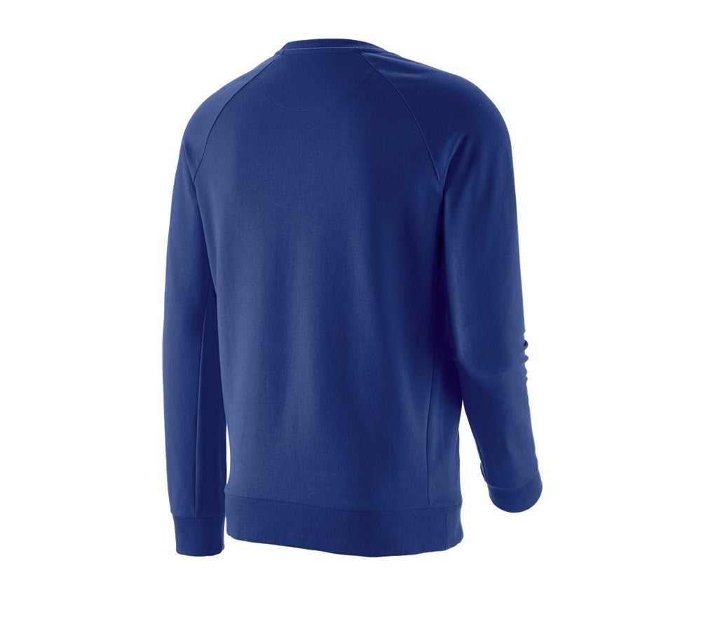 Secondary image e.s. Sweatshirt cotton stretch royal