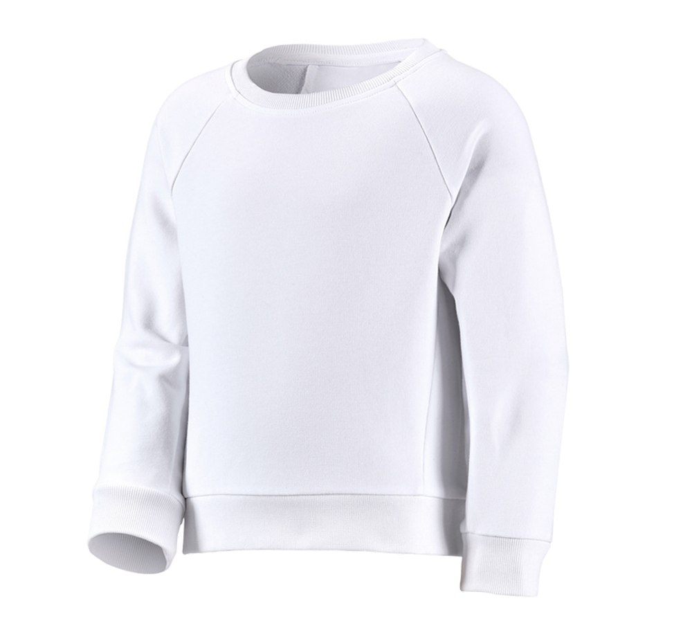 Primary image e.s. Sweatshirt cotton stretch, children's white