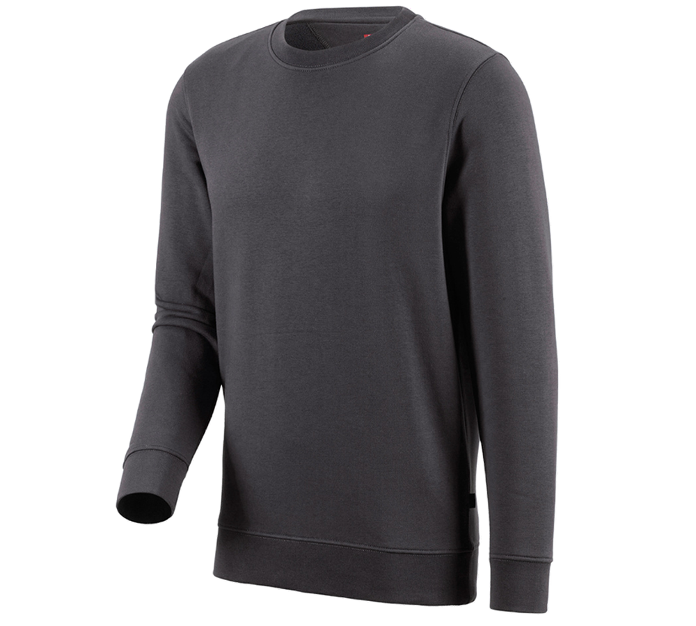 Primary image e.s. Sweatshirt poly cotton anthracite