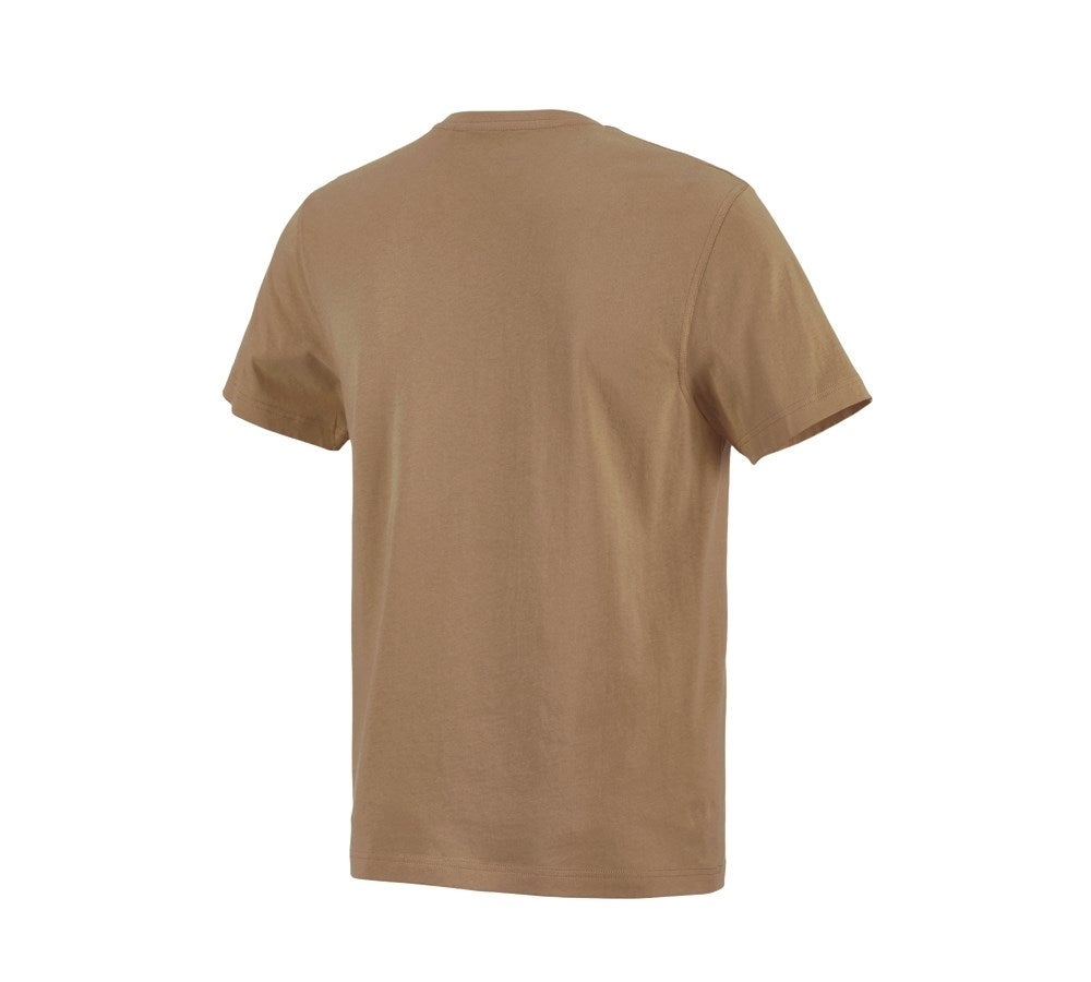 Secondary image e.s. T-shirt cotton khaki