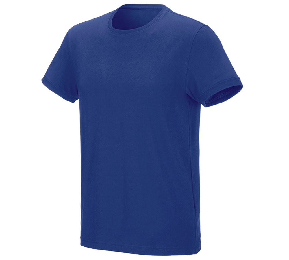 Primary image e.s. T-shirt cotton stretch royal