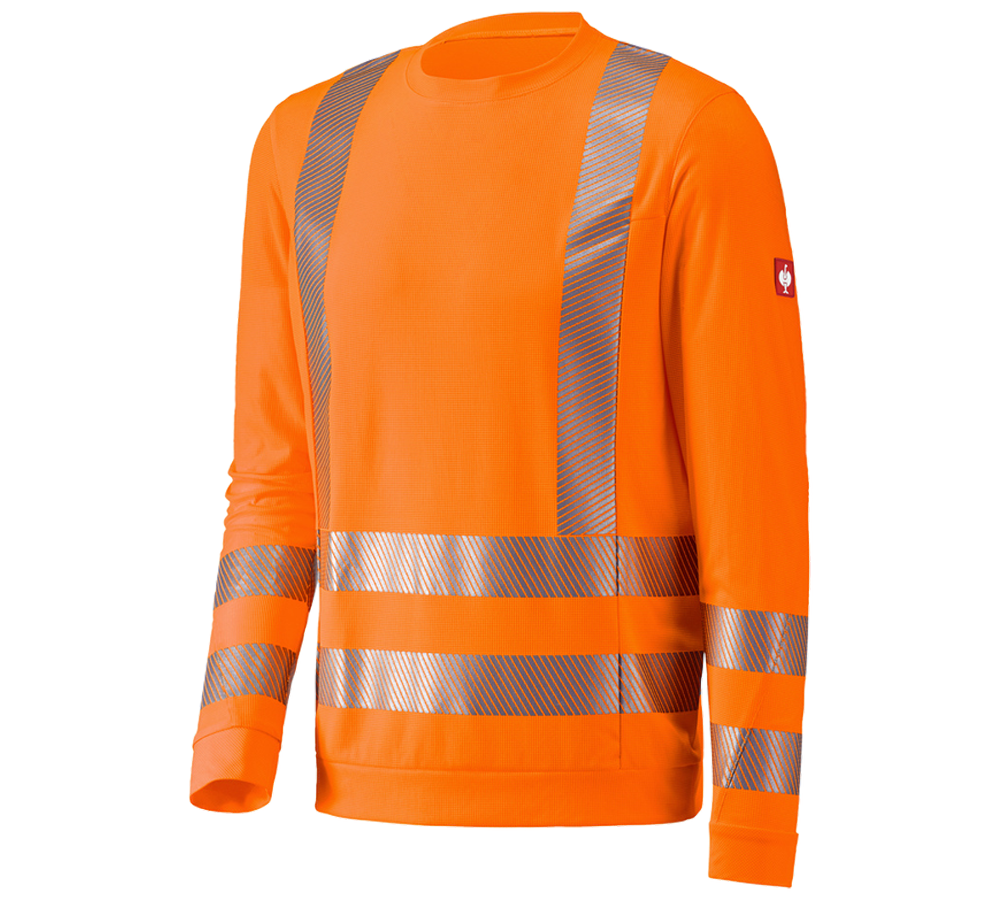 Primary image e.s. High-vis functional long sleeve high-vis orange