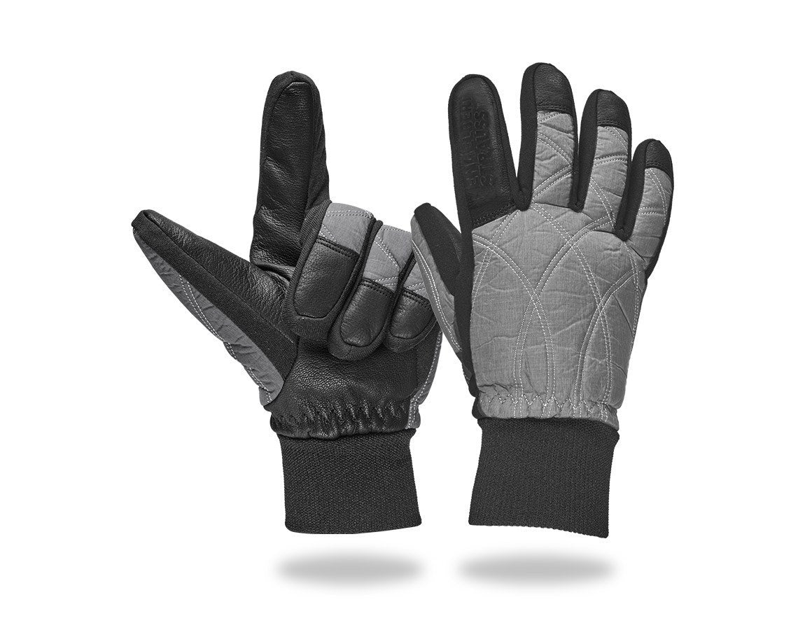 Primary image e.s. Winter gloves Hybrid Ice graphite melange